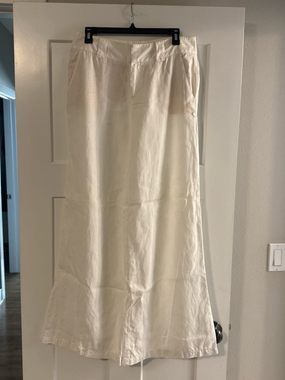 Classic Cream/White linen pants  - Lightweight
